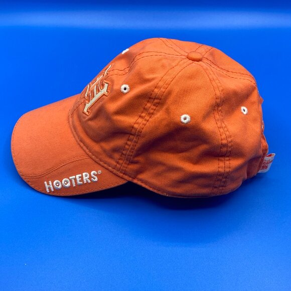 HOOTERS Vintage Baseball Hat Orange with White Lettering Men's/Women's OS Rare - Picture 2 of 8
